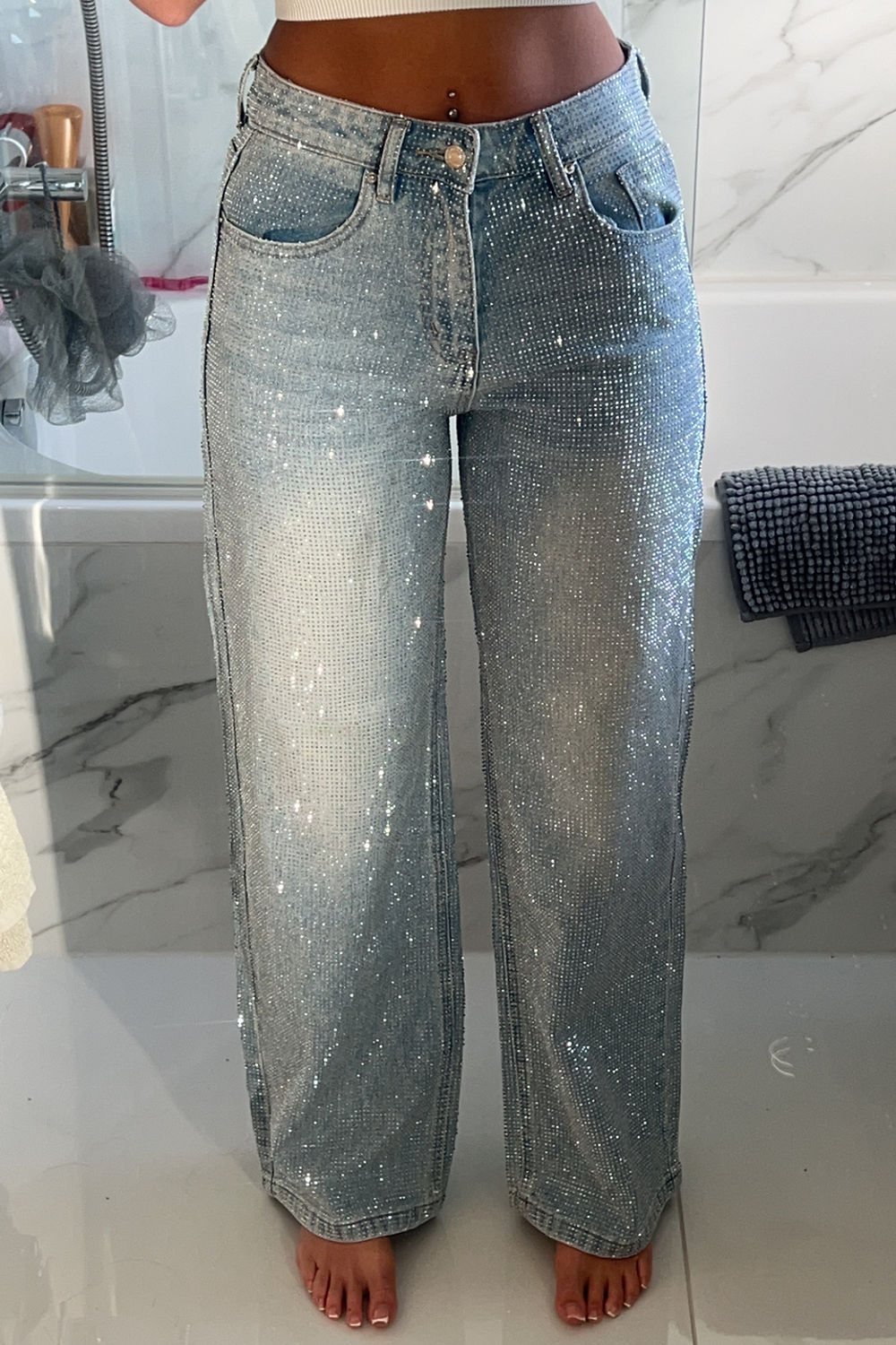 Glorace™ Diamante Jeans